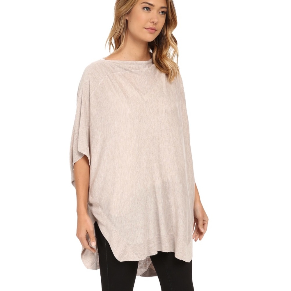 Splendid cashmere blend poncho top XS/S